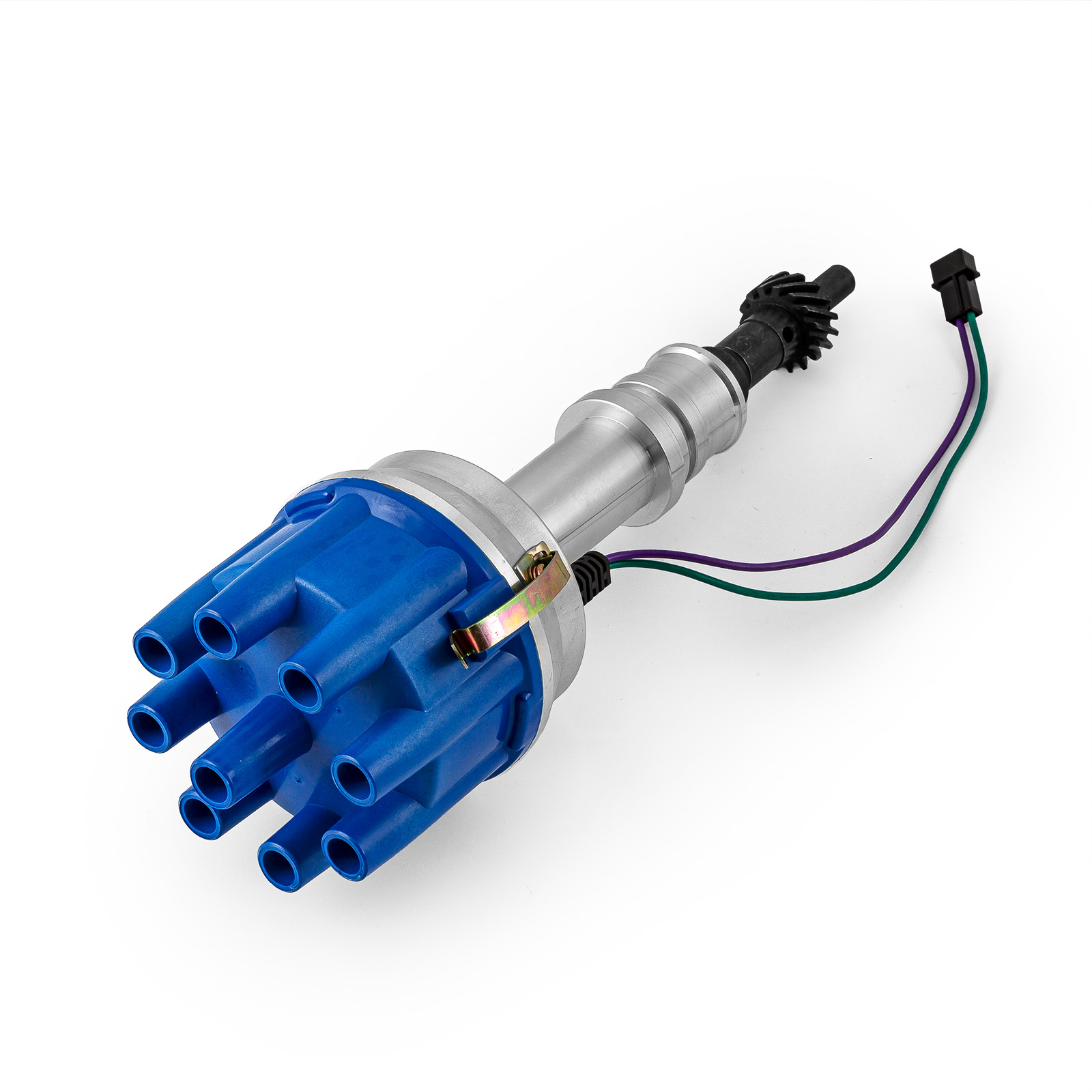 Speedmaster PCE376.1104.04 Ford 351W Windsor 8000 Series Pro Billet Distributor Red Screw On